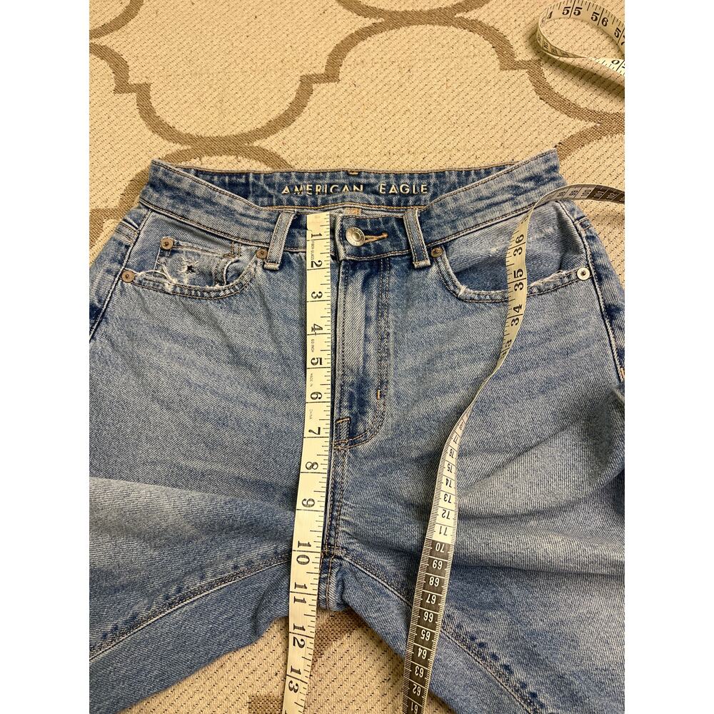 American Eagle Outfitters Balloon Blue Jean, size 0 short - Picture 9 of 14